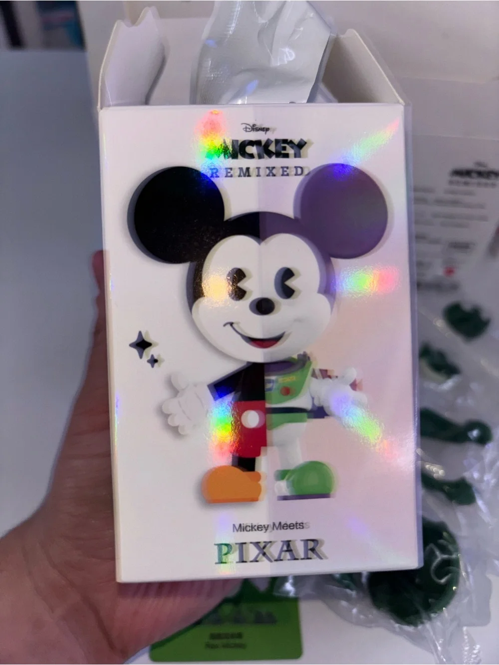 Disney Mickey Remixed Rex Figure in Green and White